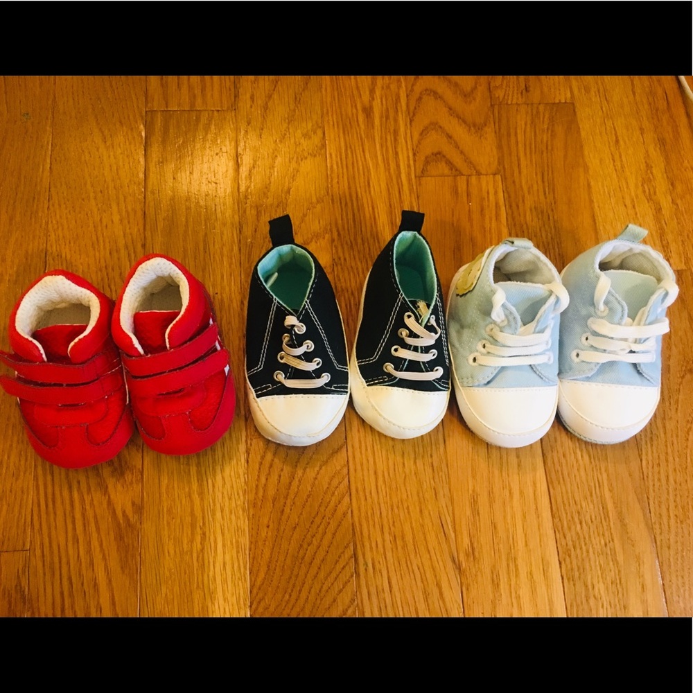 💙 4 for $20 Baby Shoes (Set of 3) - Picture 1 of 8